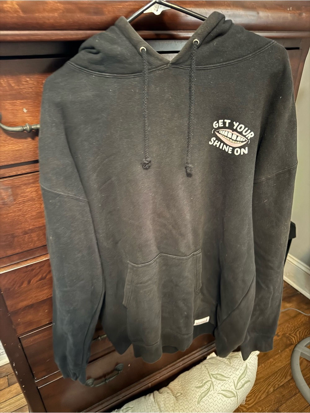 Get Your Shine On Black Men's Diamond Supply Hoodie Sweatshirt